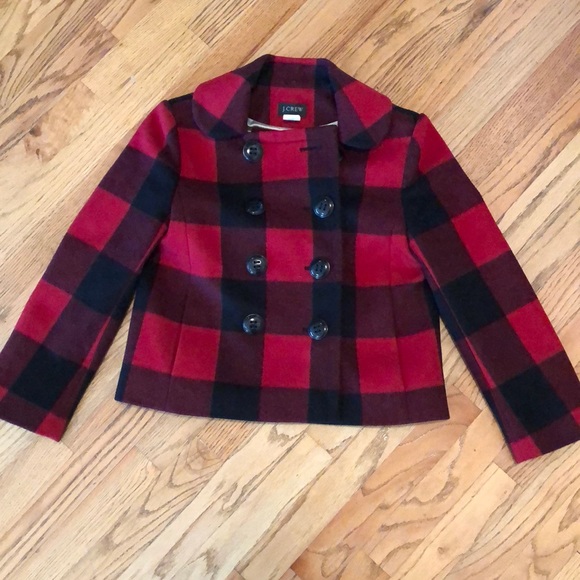 J. Crew Jackets & Blazers - J. Crew wool buffalo plaid jacket